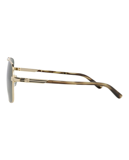 Gucci Aviator-Frame Metal Sunglasses GOLD HAVANA GREEN (GG1289S-30013910-003)