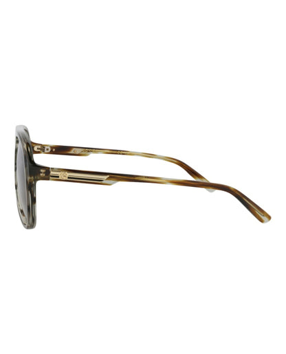 Gucci Aviator-Frame Recycled Acetate Sunglasses Havana Havana Brown (GG1286S-30013856-003)