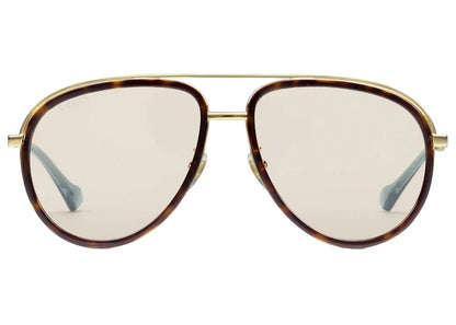 Gucci Aviator Frame Sunglasses Gold-tone (691355 I3330 2374)