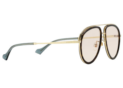 Gucci Aviator Frame Sunglasses Gold-tone (691355 I3330 2374)