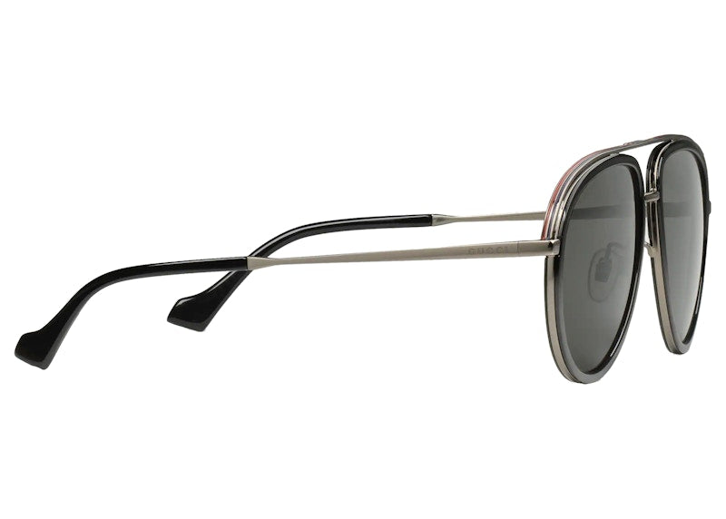 Gucci Aviator Frame Sunglasses Grey Metal (691355 I3330 1012)