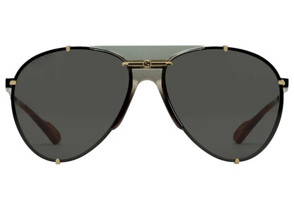 Gucci Aviator Metal Sunglasses Ruthenium Grey (‎624148 I3330 8012)