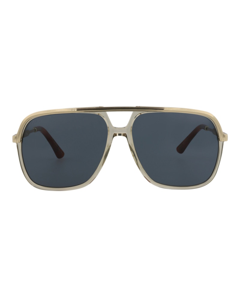 Gucci Aviator Sunglasses Brown/Gold/Blue (GG0200S-30001807-004)