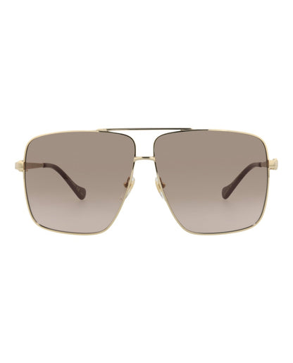 Gucci Aviator Sunglasses Gold Gold Brown (GG1087S-30012961-002)