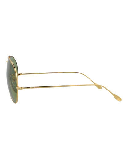 Gucci Aviator Sunglasses Gold/Gold/Green (GG1481S-30014511-001)
