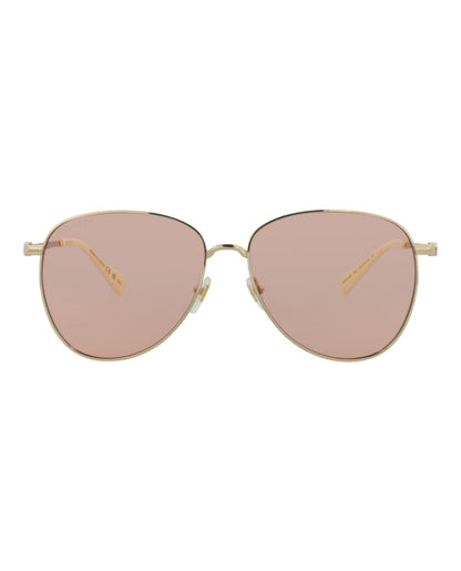 Gucci Aviator Sunglasses Gold/Gold/Pink (GG1419S-30014428-003)