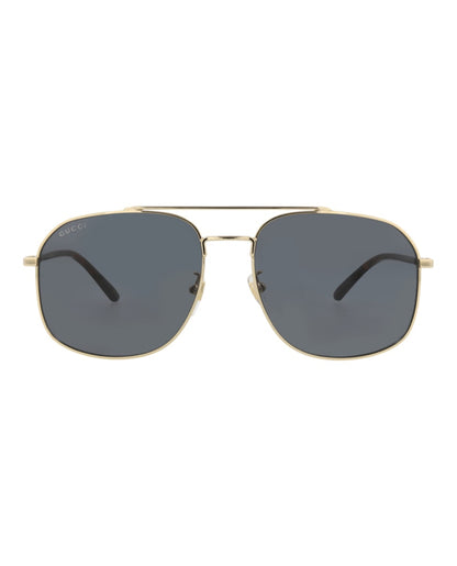 Gucci Aviator Sunglasses Gold Havana Grey (GG1351S-30013912-001)
