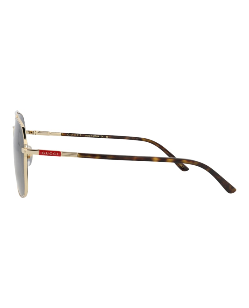 Gucci Aviator Sunglasses Gold Havana Grey (GG1351S-30013912-001)