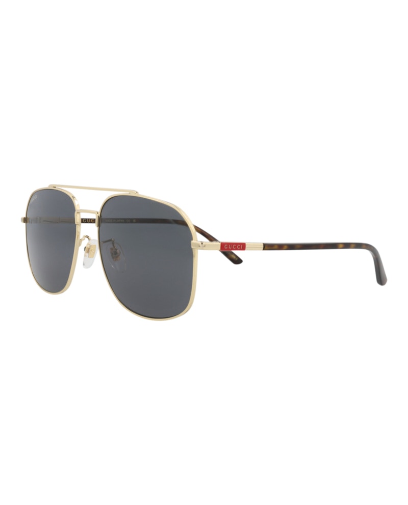 Gucci Aviator Sunglasses Gold Havana Grey (GG1351S-30013912-001)