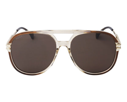 Gucci Aviator Sunglasses Green/Brown (GG1104S-002)