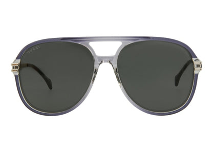 Gucci Aviator Sunglasses Grey/Silver/Grey (GG1104S-30012810-001)