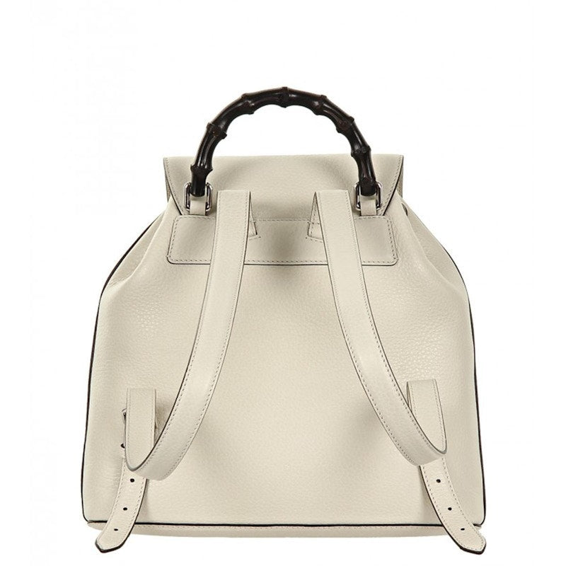 Gucci Bamboo Backpack GG Off White