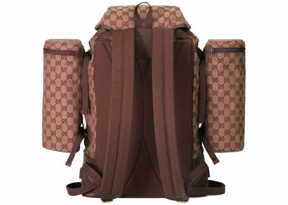 Gucci Backpack Canvas Large Beige/Bordeaux