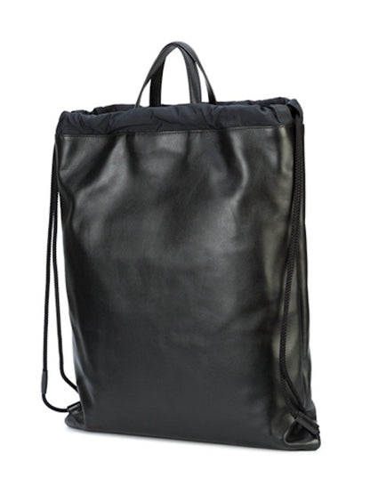 Gucci Drawstring Backpack GucciGhost Black/Yellow