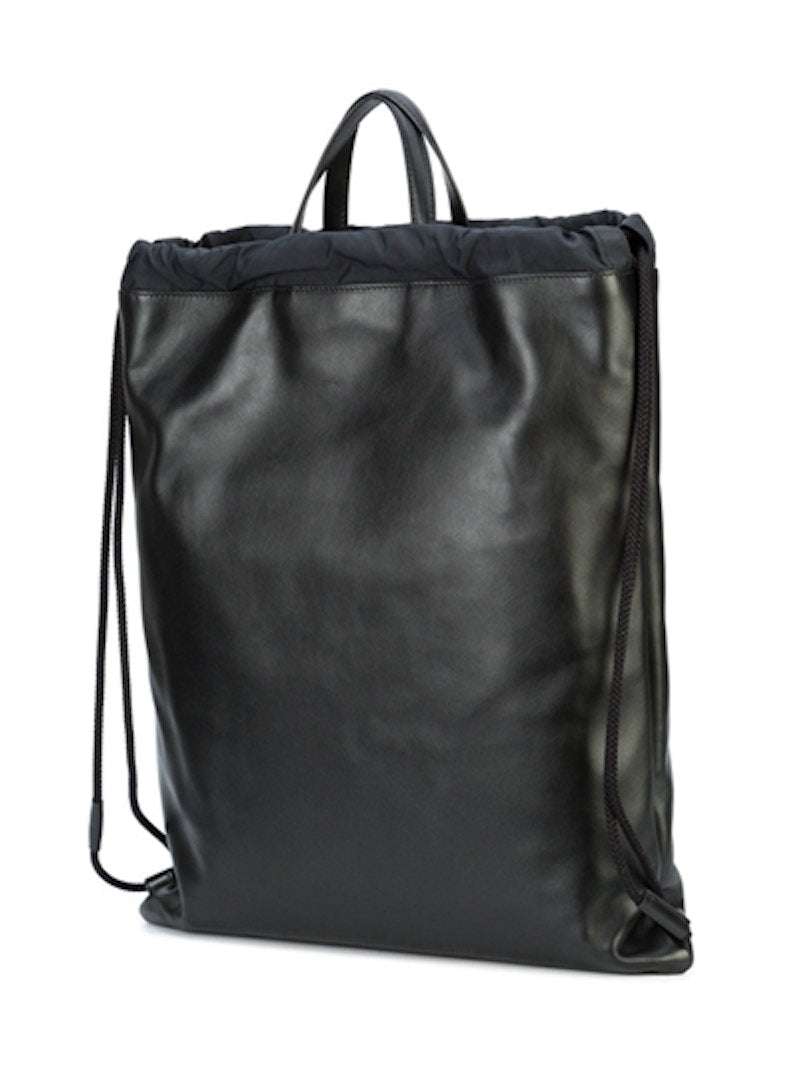 Gucci Drawstring Backpack GucciGhost Black/Yellow