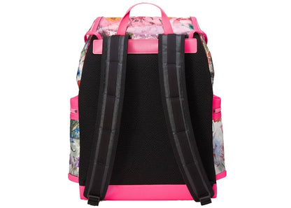 Gucci Backpack Flora Vinyl Medium Pink