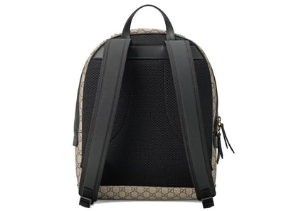 Gucci Backpack GG Supreme Kingsnake Print Beige/Ebony