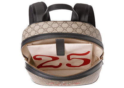 Gucci Backpack GG Supreme Kingsnake Print Beige/Ebony