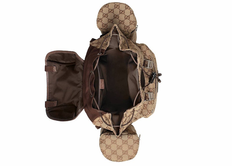 Gucci Backpack Heart Canvas Large Beige/Ebony