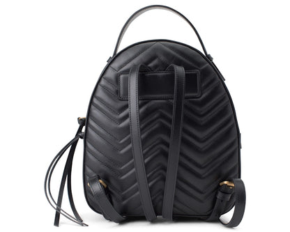 Gucci GG Marmont Backpack Matelasse Black
