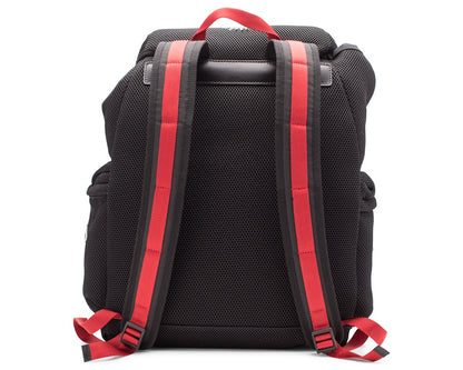 Gucci Mesh Embroidery Backpack Hollywood/UFO/Planet Embroidery Red/Black/Green/