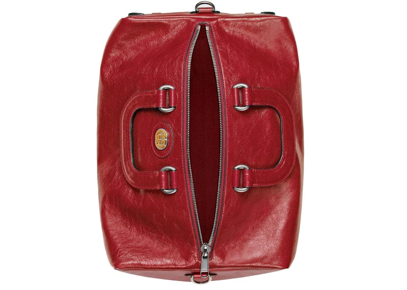 Gucci Backpack Soft Leather Red