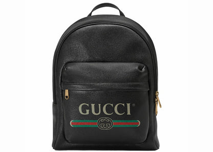 Gucci Backpack Vintage Logo Black