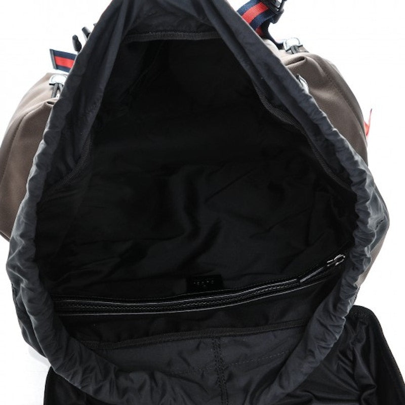 Gucci Web Techno Backpack Web Brown