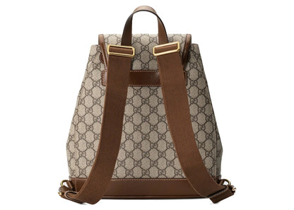 Gucci Backpack With Interlocking G Beige/Ebony