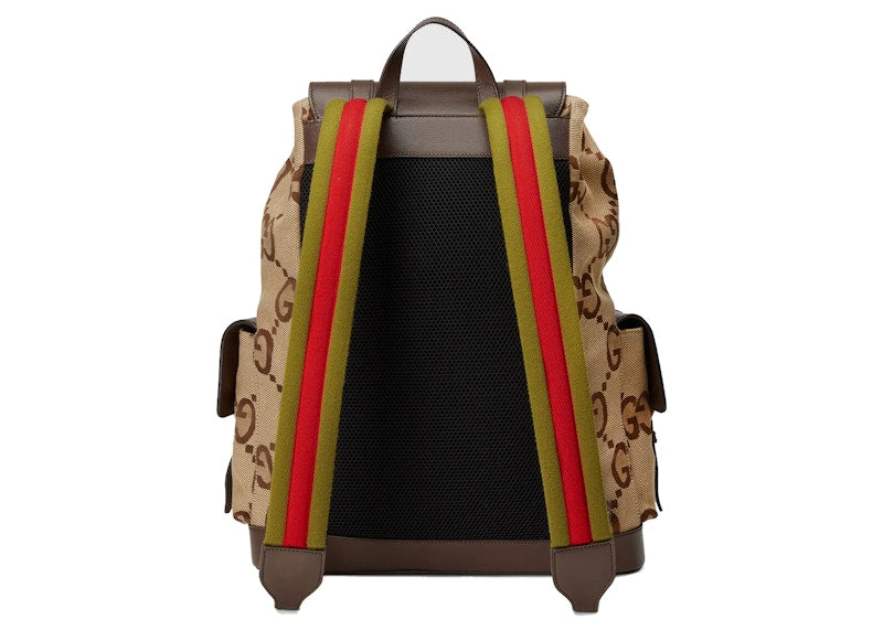 Gucci Backpack with Jumbo GG Camel/Ebony