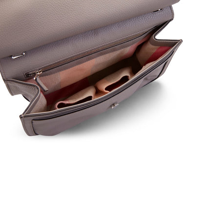 Gucci Bamboo Daily Flap Shoulder Bag Grey