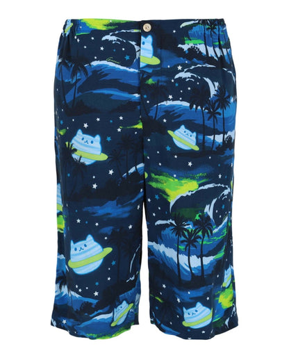 Gucci Bananya Print Shorts Blue