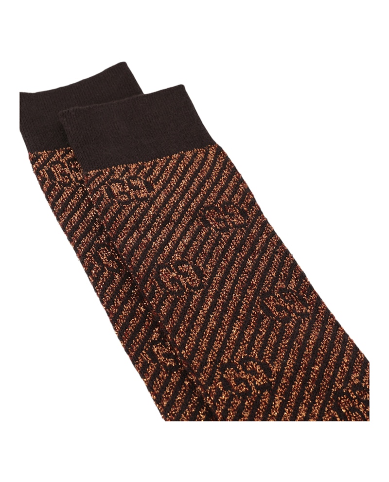 Gucci Bardiall Metallic Socks Brown