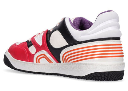 Gucci Basket Low-Top Sneaker Red Black