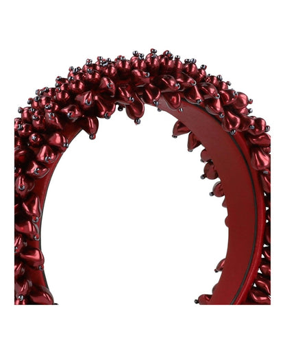 Gucci Beaded Headband Red