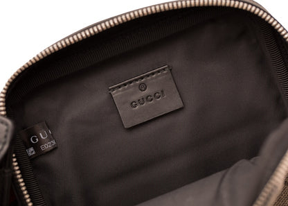 Gucci Belt Bag GG Supreme Web Waist Strap Black/Beige