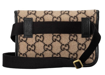 Gucci Belt Bag GG Wool Beige/Ebony