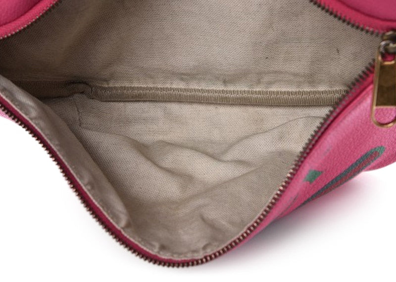 Gucci Belt Bag Gucci Print Grained Pink