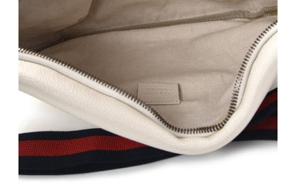 Gucci Belt Bag Gucci Print Grained White