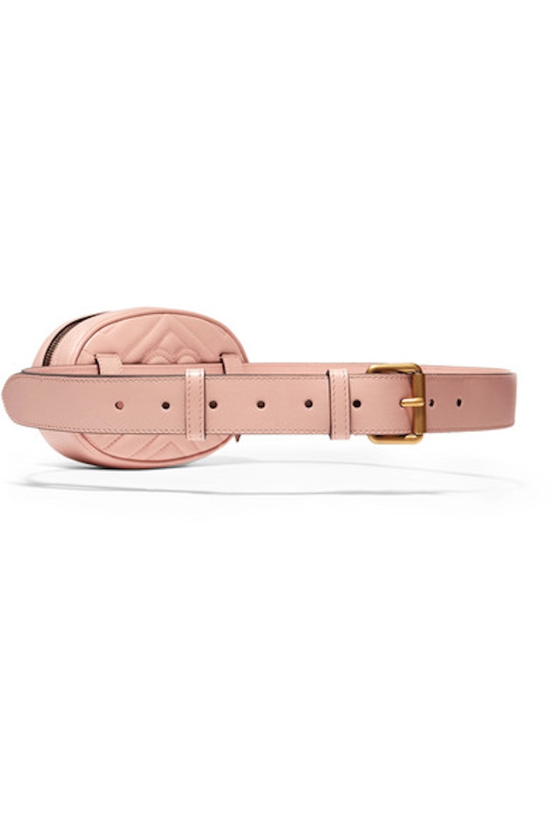 Gucci GG Marmont Belt Bag Matelasse Rosa