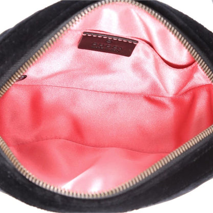 Gucci Marmont Belt Bag Matelasse Velvet Black