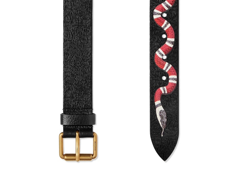 Gucci Belt Kingsnake 1.5W Black
