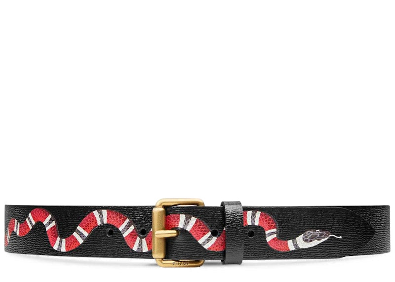 Gucci Belt Kingsnake 1.5W Black
