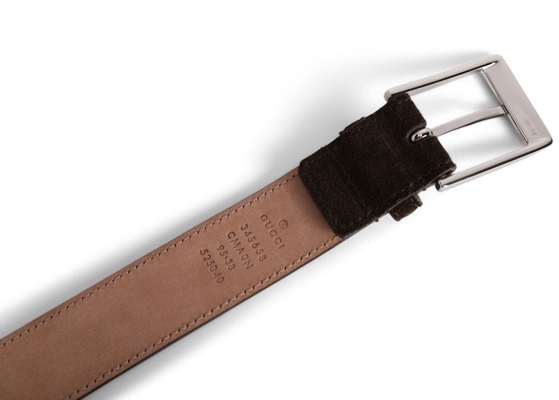 Gucci Belt Suede Brown