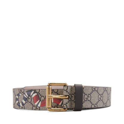 Gucci Belt Supreme Kingsnake Brown
