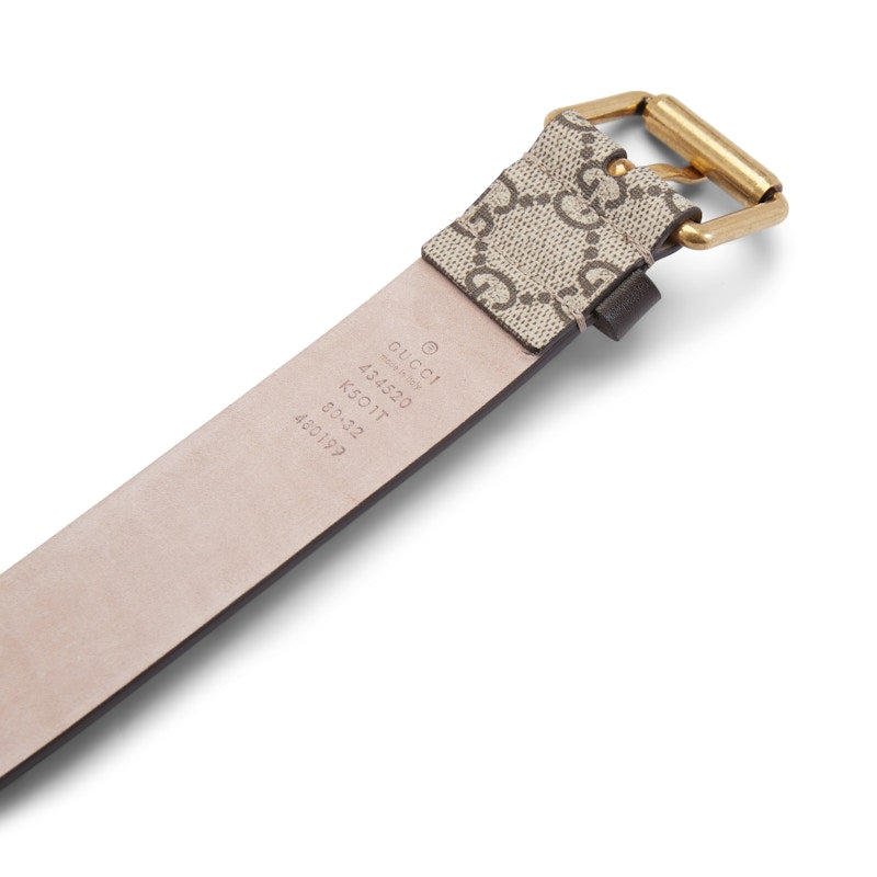 Gucci Belt Supreme Kingsnake Brown