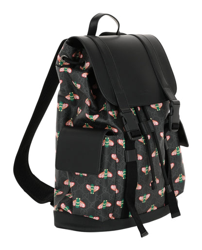 Gucci Bestiary Bees Backpack Black
