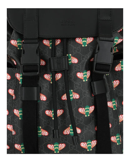 Gucci Bestiary Bees Backpack Black
