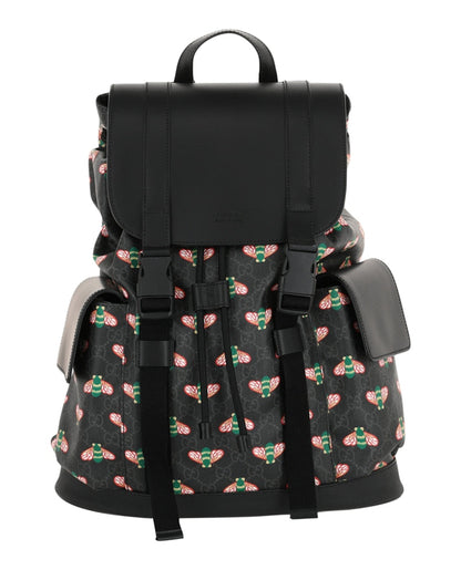 Gucci Bestiary Bees Backpack Black