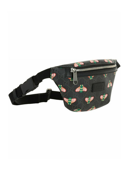 Gucci Bestiary Bees Belt Bag Black